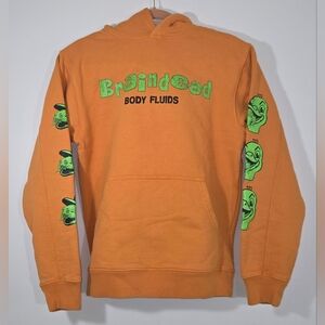 BRAIN DEAD TOAD LICKER SWEATSHIRT HOODIE.